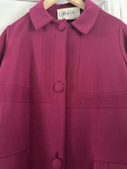 Vintage 1940s/50s Couture Imports Luke LA. Knit dress with jacket size small