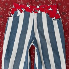 Vintage Roughriders Stars And Stripes Western Pants Women’s 9/10 27 28 USA