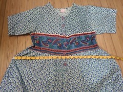 Vintage Wide Leg Jumpsuit Womens M Cottage Oversized SPRING Lagenlook Jumper