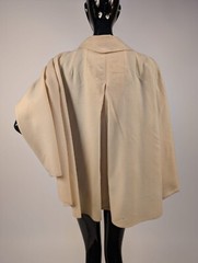ANTIQUE VICTORIAN FREE SIZE WOOL CLOAK JACKET W LABEL