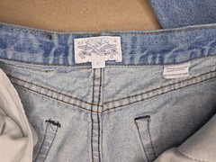 VTG Perry Ellis Levi Strauss Women’s SZ 12 Button Fly Light Wash Mom Jeans EUC