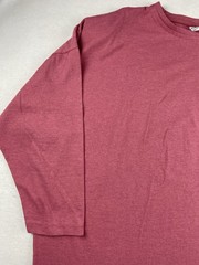 Vintage 1980’s Womens Red Long 3/4 Sleeve T-Shirt shoulderpads Top Plus Size 3X