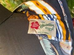 Gorgeous Vintage Hilo Hattie Hawaiian Surfboard & Hibiscus Maxi Sz Large