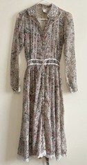 Vintage 70s Gunne Sax by Jessica McClintock Prairie Dress – Gold Label – XS