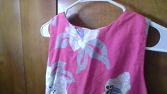 Beautiful Vtg Hawaiian Dress! HRH Kahala XS Pink Flwrs 2-pckt Sleeveless BttnUp