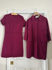 Vintage 1940s/50s Couture Imports Luke LA. Knit dress with jacket size small