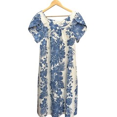 Vintage Royal Creations Muumuu Dress Hawaiian Tropical Floral Coastal Resortocre
