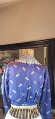 Victorian Edwardian 19th Century Silk Blouse Sold for Lace Trim “AS IS”