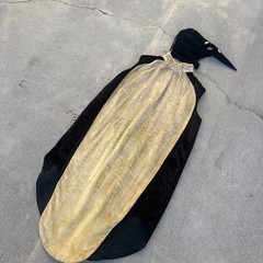 Vintage 1930s Velvet Penguin Bird Costume & Mask Old Hollywood Dress 1940s