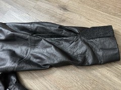 Rare Vintage 1980’s Global Identity G-III Cropped Black Leather Jacket Size S