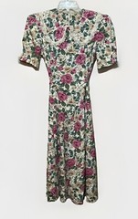 Vintage Cottagecore Betsy’s Things Floral Print Short Sleeve Dress Size 5/6 EUC
