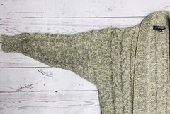 Vintage IB Diffusion Duster Cardigan Sweater Wool Blend Open Thick Cable Knit-M