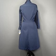 Vintage Tiara Dress Womens 16 Long Sleeve A Line Shirt Uniform 70s Polyester