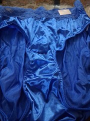 Vintage Solange SECOND SKIN Satin Full Brief Granny Panties, Sz 14/16, New