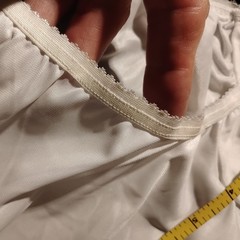Vintage JCPenney Nylon Granny Panties White Size 38