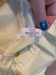 Vtg SHADOWLINE Nylon Satiny Silky Nightgown Peignoir Robe Long SET 2pc Medium