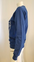 Vintage Gopher Activewear Puffy Print Blue Crewneck Sweatshirt – Women’s S *B3