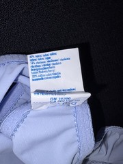 Warner’s Vtg Y2K Panties L Baby Blue Low Rise Bikini Nylon Sweet Pea Underwear