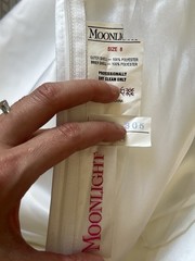 BEAUTIFUL Vintage 1990s Basque Waist Moonlight Wedding Dress Fits Like A 6