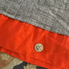 Jody of California USA Vintage Womens Dress Size 6 4th Of July Picnic Gray Red