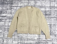Vintage 60s Mohara by Glasgo Mohair Wool Cardigan Sweater Kurt Cobain Size M