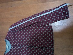 Vintage 80s Vera Bradley Quilted Jacket Tank Skirt & Sash Set Medium Maroon