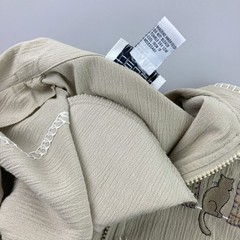 Vintage Teddi Jacket Women’s Medium Full Zip Kitty Cat Knitting Home Lady Meow