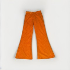 Vintage Aaardvark’s Odd Ark Flared Bell Bottoms Corduroy Pants Made In USA Sz 28