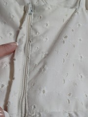 VTG Mid-century 1960s 1970s Candi Jones California Eyelet Prairie Maxi Dress XXS
