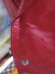 VINTAGE 1970S 1980S BERMAN’s LEATHER JACKET Red Real Leather,Cropped, Excellent