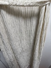 Vtg Lucie Ann II Robe Shimmer Ivory Peignoir Gown & Robe Lace 1990’s See Pics Sz