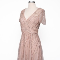 Xscape Beaded Chiffon A Line Gown