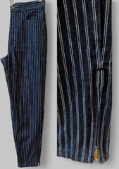 Vintage GITANO Colorfits Striped High Waist Jeans Zippered Leg 26×27 Juniors