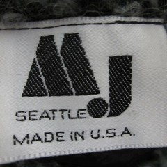 Vtg 70s MJ Seattle Womens Small Gray Mohair Wool Boucle A Line Skirt Made in USA