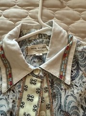Vintage Max Studio Floral Print 100% Cotton Shirt