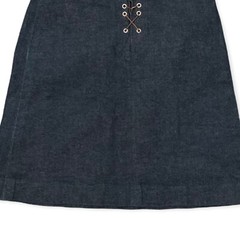 Vintage Burberry Blue Label Indigo Denim Mini Skirt – Size 36 | W24x16