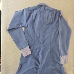 VTG 80s Boilersuit Coveralls Women XS Mechanic Blue Jumpsuit Workwear Distressed