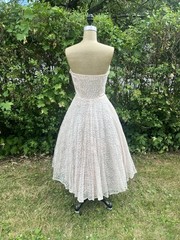 Vintage 1950 Pretty in Pink Prom Dress