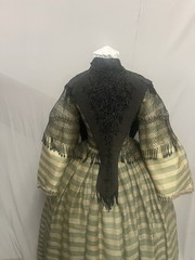 1880’s Silk Faille & Jet Beaded Mantel