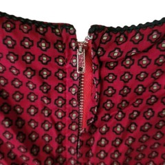 Vtg 50s Candy Jones XXS Folk Prairie Peasant Dirndl Midi Day Dress Ditsy Costume
