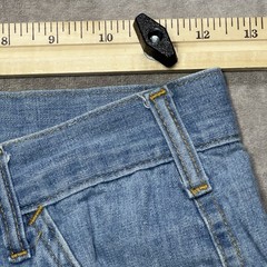 Vintage Lee Jeans Womens 25×30 Blue Flare Bell Bottom Talon 42 Front Seam 70s