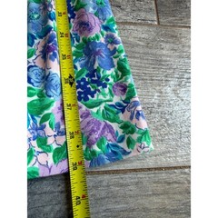 Expo Floral Dress 8 Vintage 80s USA Cottagecore Cottage Prairie Lace Shabby MIdi