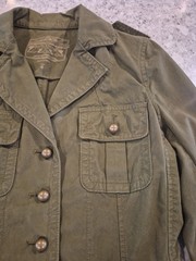 Vintage Banana Republic Military Safari Utility Jacket Army Green Women’s Size 6