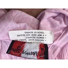 Vtg Rare Dress Liz Petites Inc. Pink Polyester Ribbed 70s Disco Mod Ruffles Boho