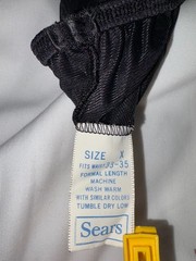 Sears X 33 35 Nylon Black Lace Formal Length The Doesn’t Half Slip 321660 335
