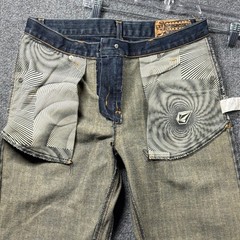 Vintage Volcom Stone Age Jeans 5 Y2K Skater Girl Made in the USA Rare Pink Tag