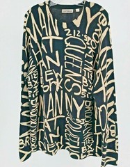 Vintage 1980 Authentic Express Sweater NYC Graffiti XL Schitts Creek Style Japan