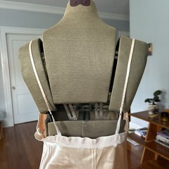Vintage 1940s 50s Satin Bias Cut Slip Dress Lingerie Women’s Pink As Is