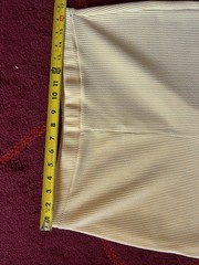 Beautiful Vintage Queen Casuals Yellow Pinstriped Women’s Suit S/M