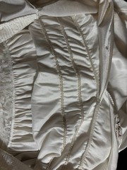 Vtg Silky Frosted Nightie Dress Nightgown Negligee Gown Silky Soft Dress S